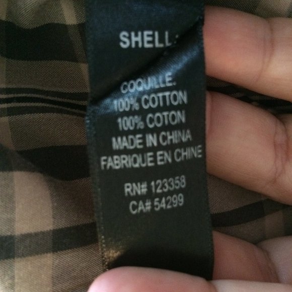 Cavi checker Men's button down gold buttons brown shirt sz 2XL - Picture 9 of 10